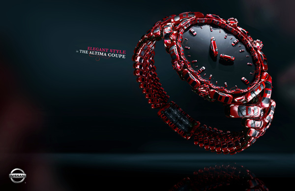 尼桑汽車(chē)廣告創(chuàng)意