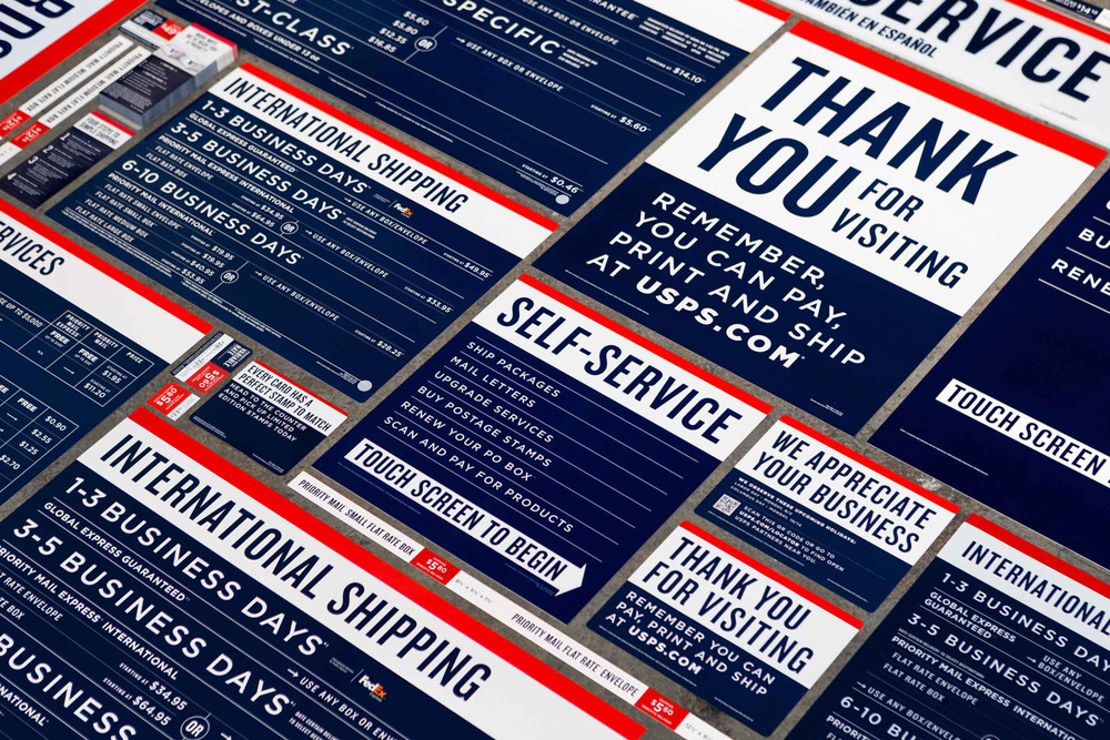 美國(guó)郵政快遞USPS品牌形象設(shè)計(jì)包裝設(shè)計(jì)