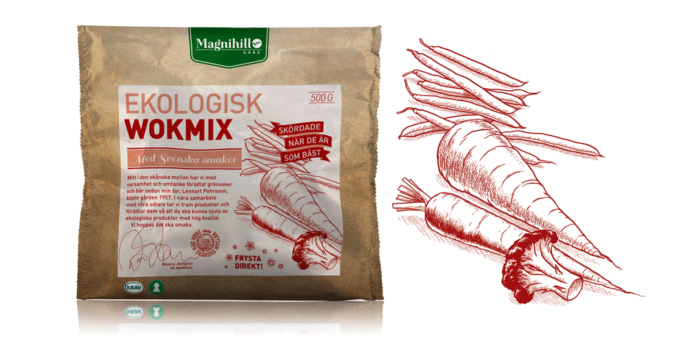 Magnihill g?rd 有機農(nóng)產(chǎn)品綠色蔬菜包裝設(shè)計——上海包裝設(shè)計公司設(shè)計分享