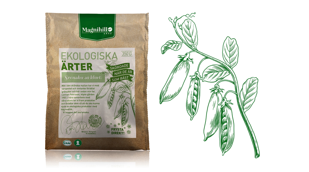 Magnihill g?rd 有機農(nóng)產(chǎn)品綠色蔬菜包裝設(shè)計3