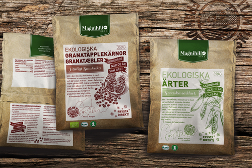 Magnihill g?rd 有機農(nóng)產(chǎn)品綠色蔬菜包裝設(shè)計