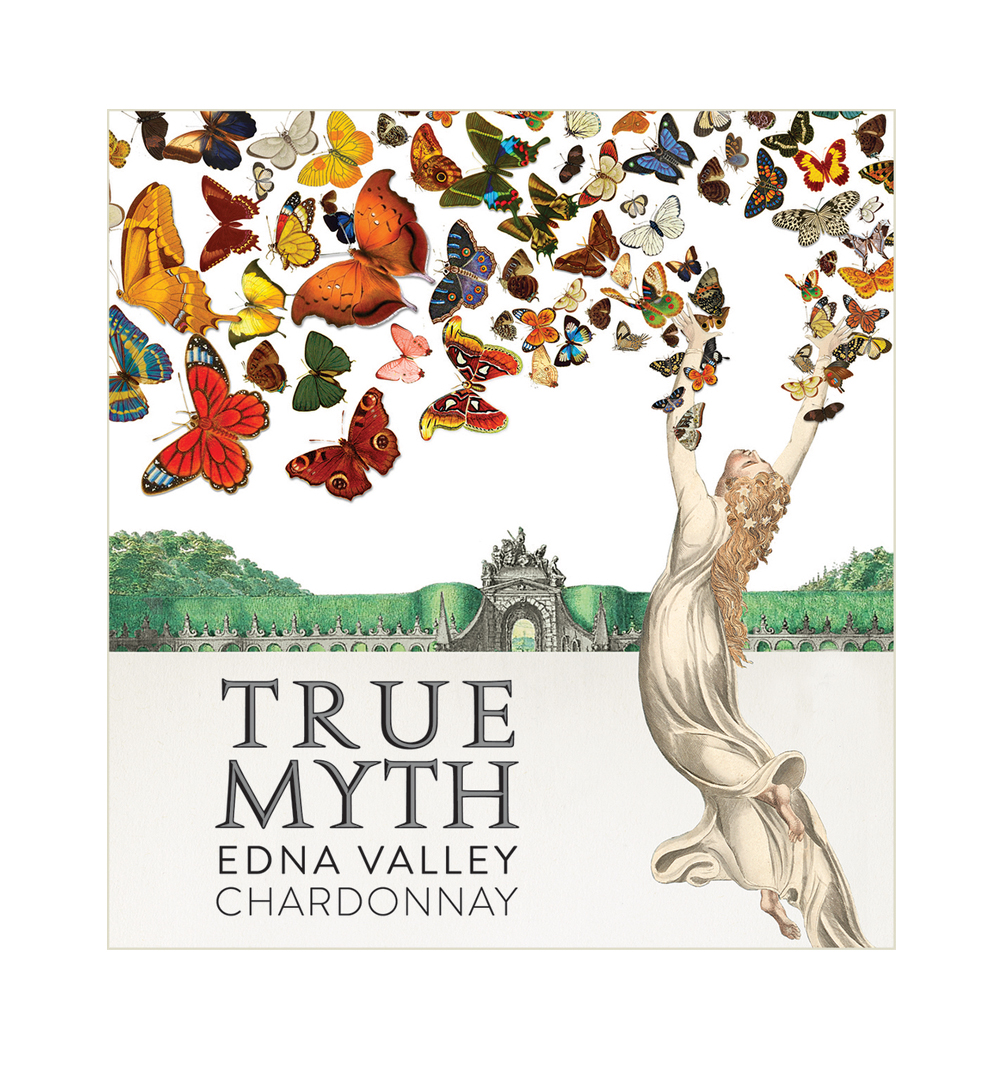 上海包裝設(shè)計公司設(shè)計欣賞——True Myth Chardonnay 紅酒包裝設(shè)計