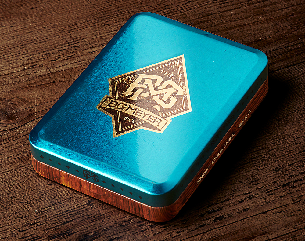 古巴 BG MEYER雪茄煙草包裝設計——上海包裝設計公司-金屬煙盒包裝設計