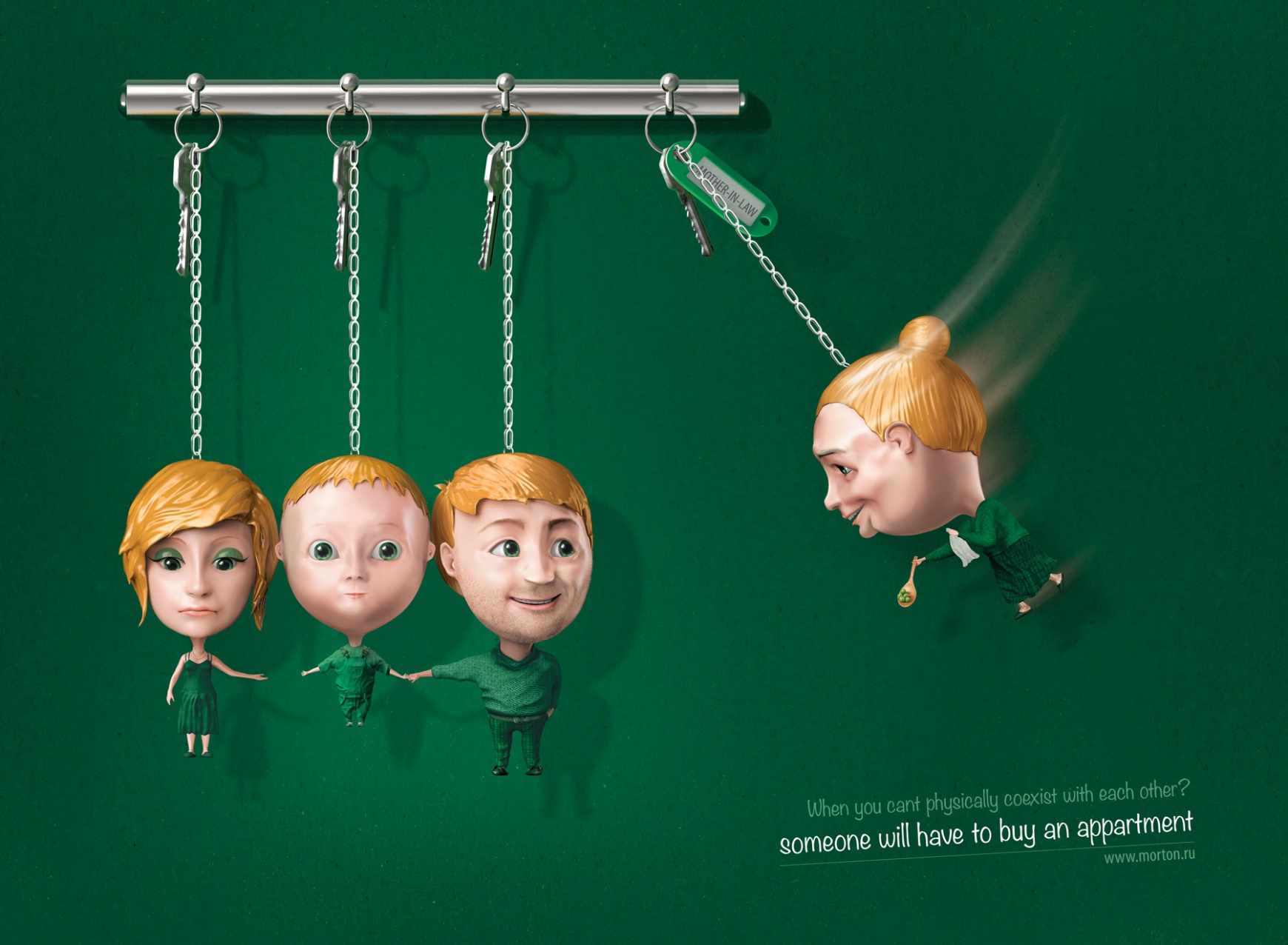 Morton房地產(chǎn)平面廣告設(shè)計“婆婆篇”-上海廣告設(shè)計公司國外優(yōu)秀廣告分享