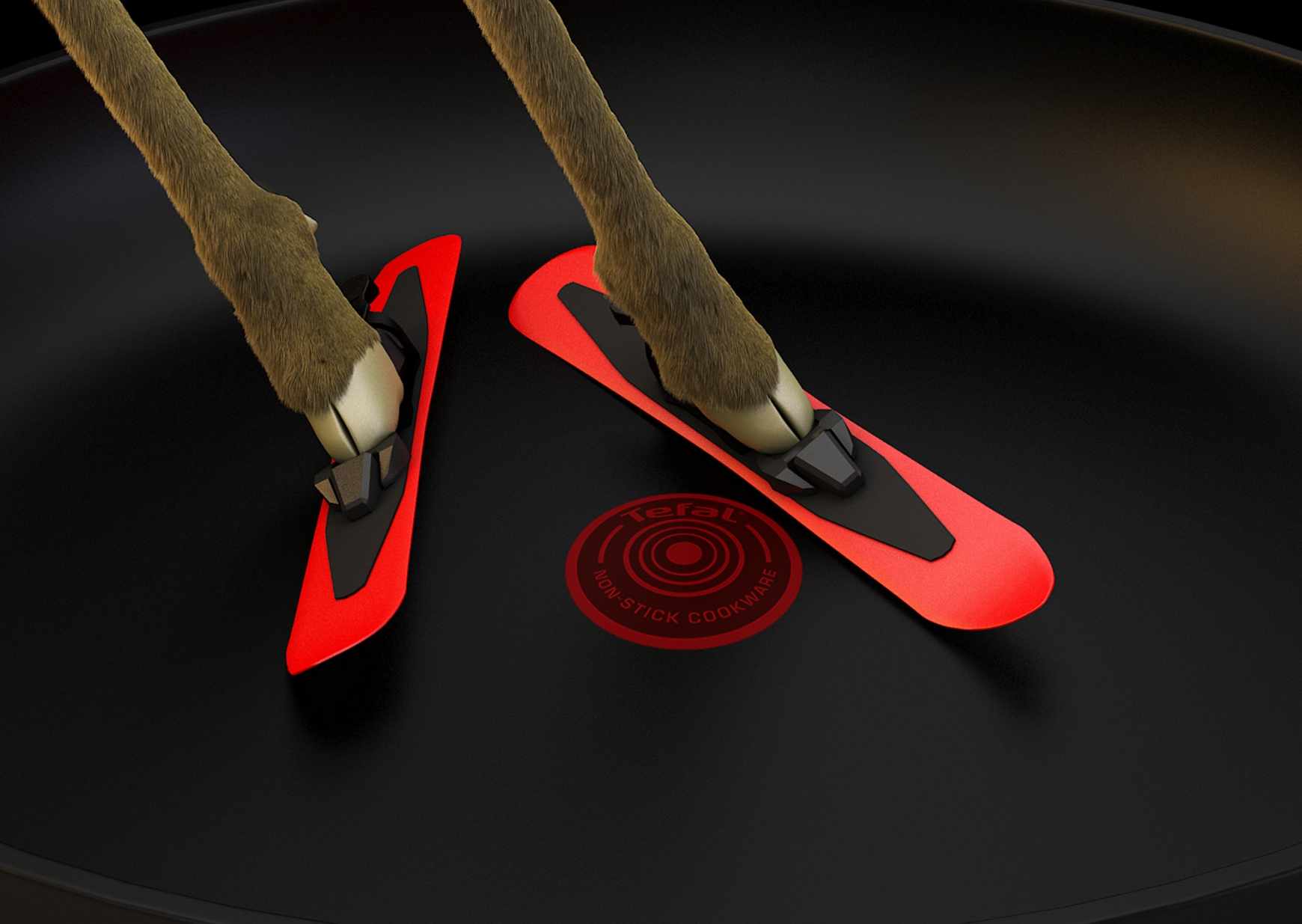 Tefal 特福不粘鍋平面廣告創(chuàng)意設(shè)計(jì)——上海廣告設(shè)計(jì)公司平面廣告-山羊篇