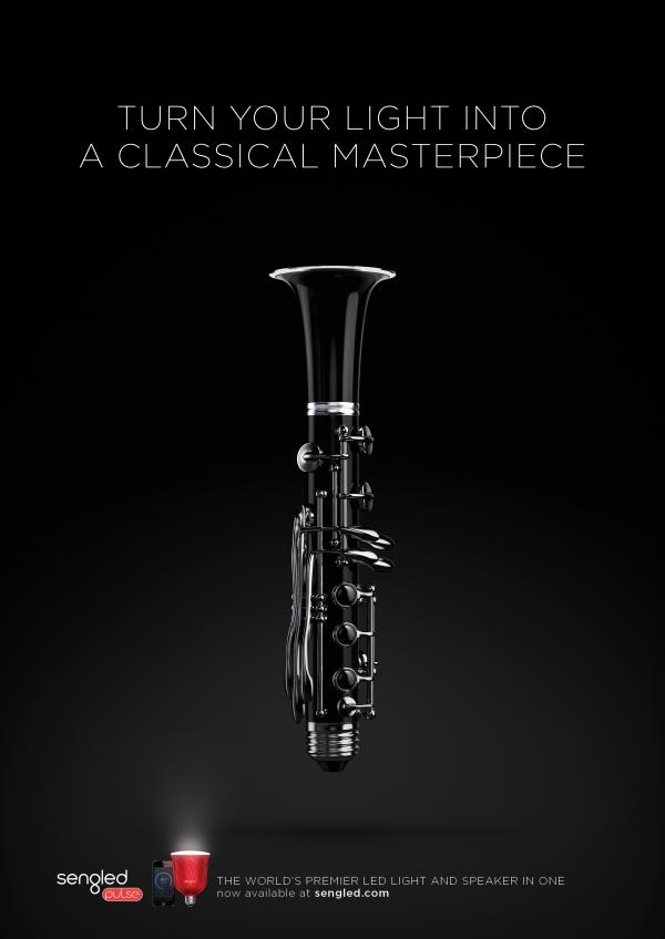 上海廣告設(shè)計(jì)公司分享Sengled PulseLED燈泡平面廣告創(chuàng)意設(shè)計(jì)3-薩克斯篇 上海廣告設(shè)計(jì)公司分享Sengled PulseLED燈泡平面廣告創(chuàng)意設(shè)計(jì)3-薩克斯篇