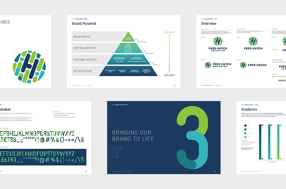 Fred Hutch 癌癥艾滋病疑難疾病研究治療中心（醫(yī)院）品牌形象設(shè)計(jì)-上海品牌標(biāo)志設(shè)計(jì)公司-VI設(shè)計(jì)
