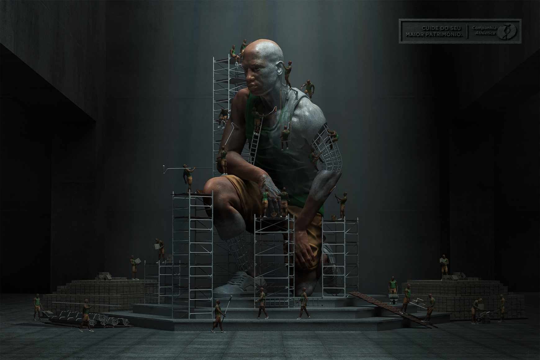 Cia Athletica 資產(chǎn)管理公司平面廣告男人篇-上海廣告設(shè)計公司創(chuàng)意設(shè)計