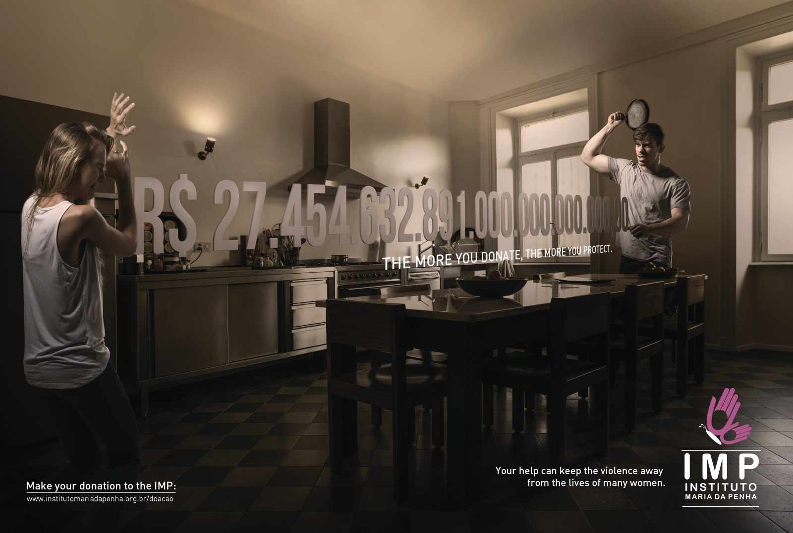 上海尚略廣告設(shè)計(jì)公司分享-IMC防治消除家庭婦女暴力”征集募捐“公益平面廣告3