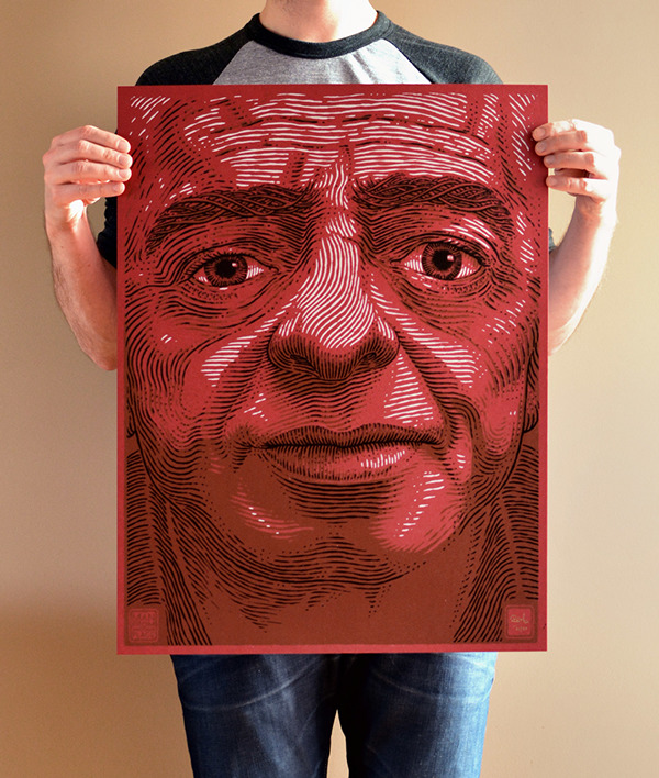 漂亮的單色藝術插圖海報設計-上海尚略設計公司分享4