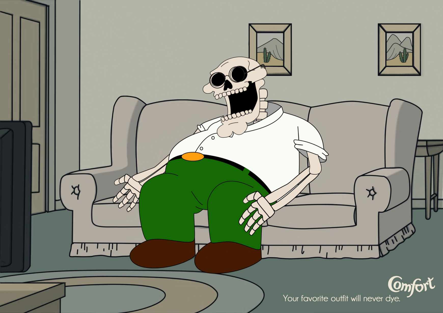 Comfort金紡衣服護理劑“不朽的衣服”系列平面廣告創(chuàng)意設(shè)計1