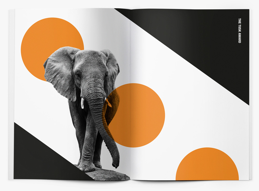 TUSK象牙保護獎頒獎品牌形象設(shè)計-上海尚略品牌設(shè)計公司分享-畫冊內(nèi)頁設(shè)計