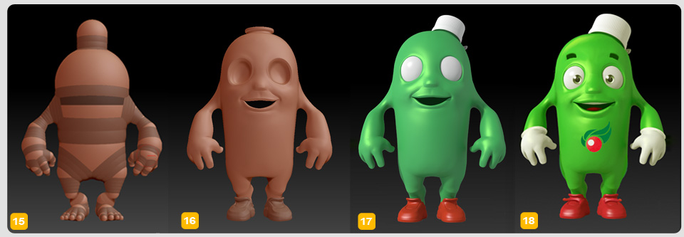 巴西dolly碳酸飲料品牌卡通形象2.0版本吉祥物再設(shè)計(jì)3