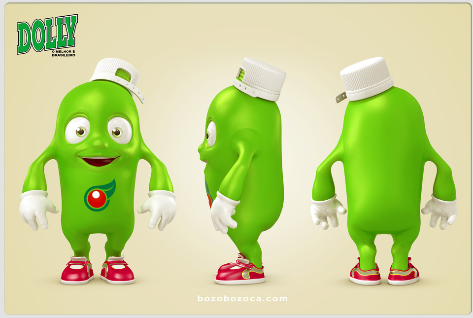 巴西dolly碳酸飲料品牌卡通形象2.0版本吉祥物再設(shè)計(jì)4