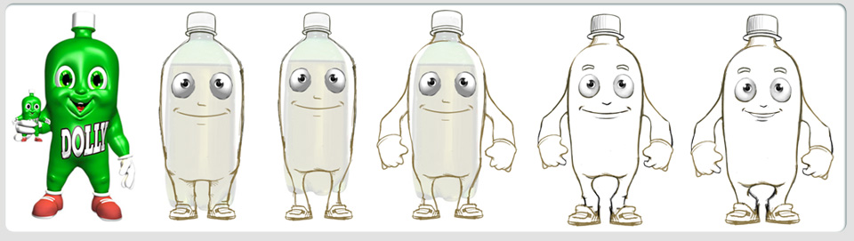 巴西dolly碳酸飲料品牌卡通形象2.0版本吉祥物再設(shè)計(jì)2