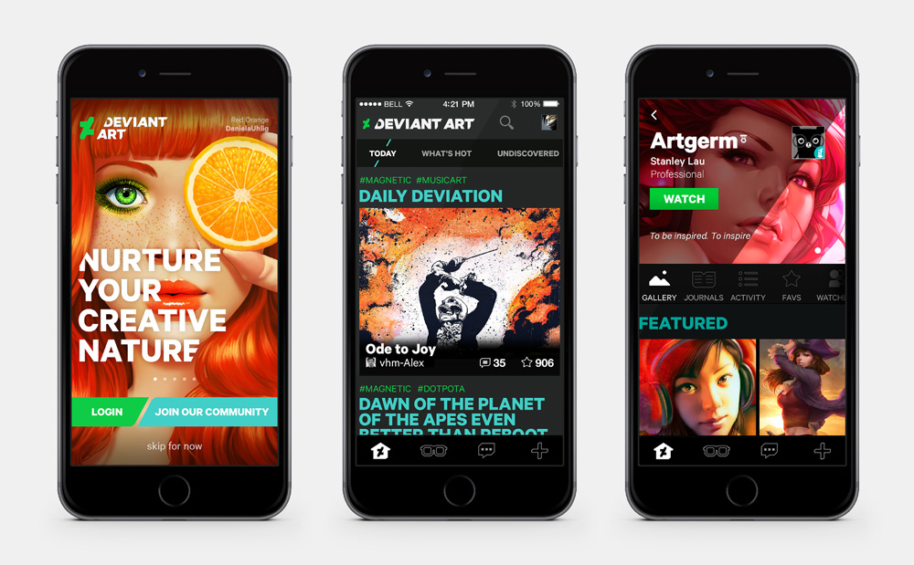 DeviantArt 中國在線藝術(shù)交易網(wǎng)站品牌形象設(shè)計-上海尚略品牌設(shè)計公司10