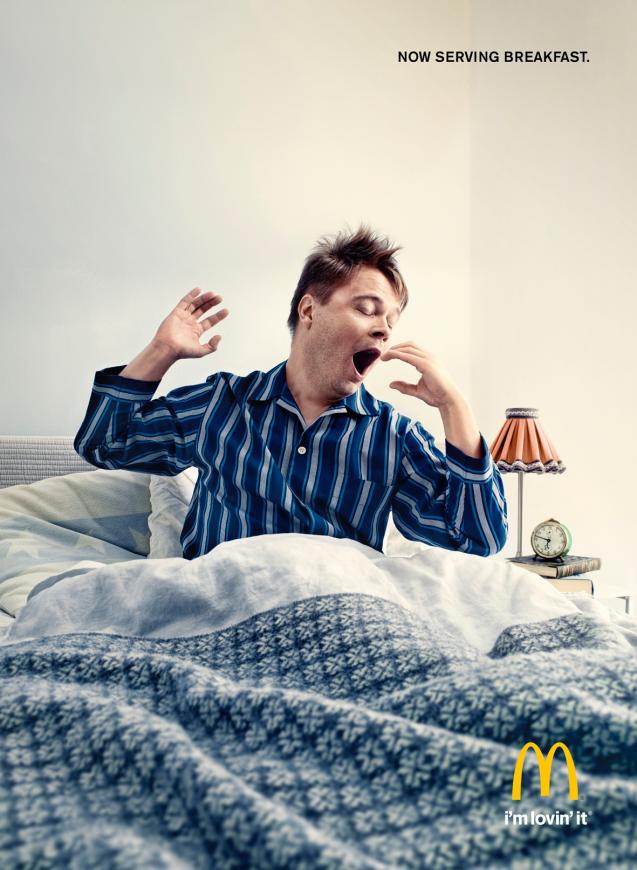 國外廣告設(shè)計欣賞——麥當(dāng)勞早晨廣告1