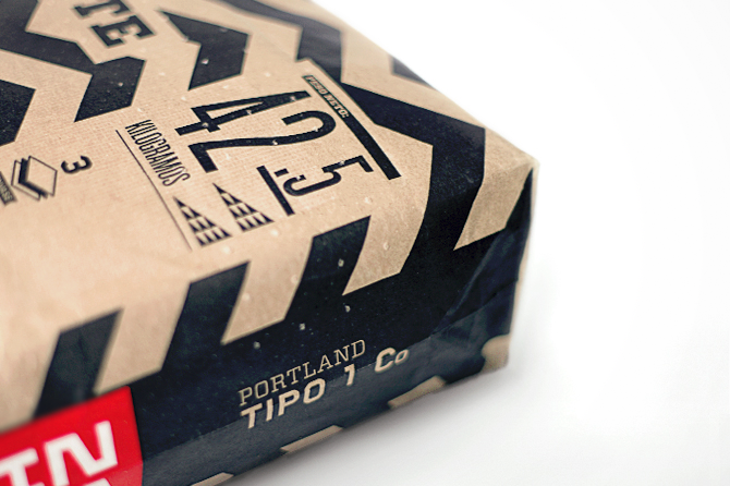 秘魯Cementos Inka袋裝水泥標(biāo)志設(shè)計、包裝設(shè)計