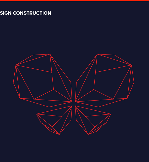 北京空想家DayDreamer工作室“幾何形蝴蝶”品牌形象識(shí)別設(shè)計(jì)