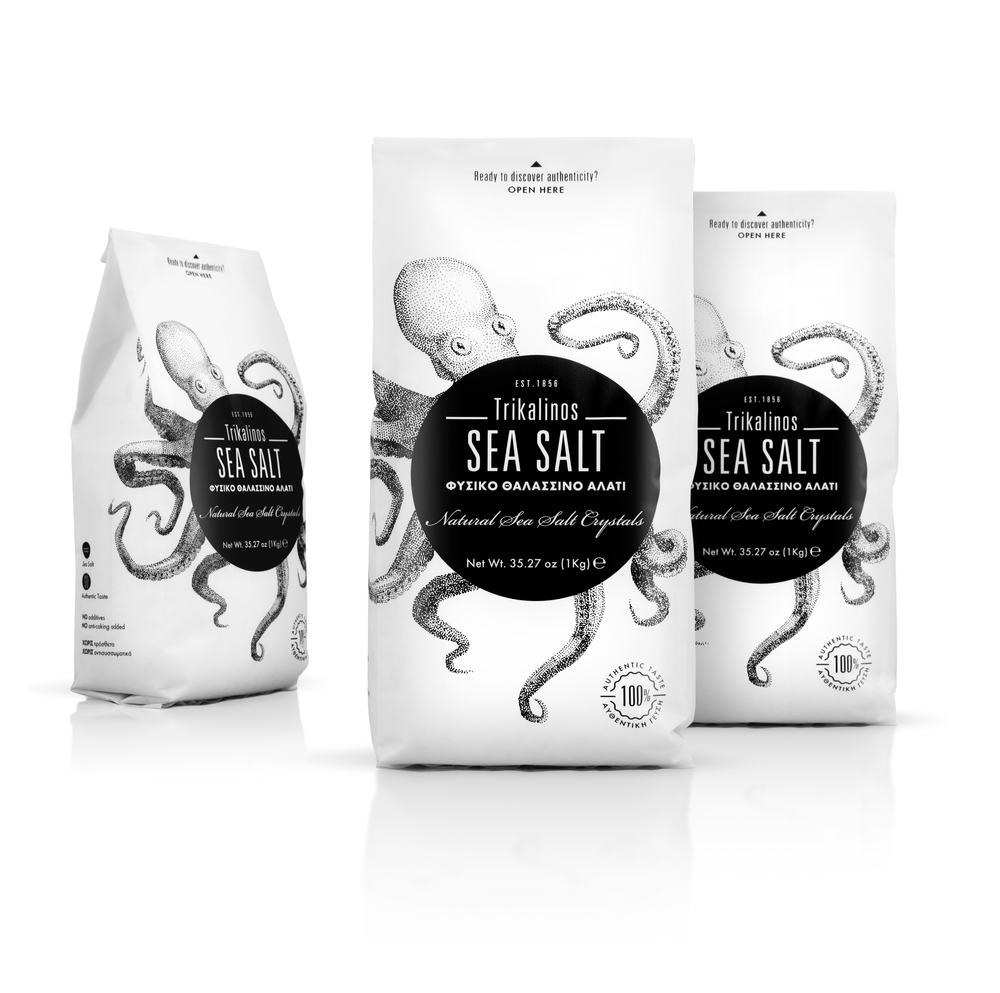 Trikalinos Sea Salt 海鹽包裝設(shè)計(jì)2-尚略廣告包裝設(shè)計(jì)公司