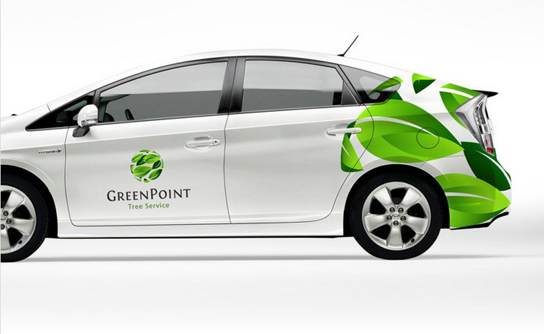 GreenPoint 綠點景觀綠化服務(wù)公司標志設(shè)計7-尚略廣告標志設(shè)計公司