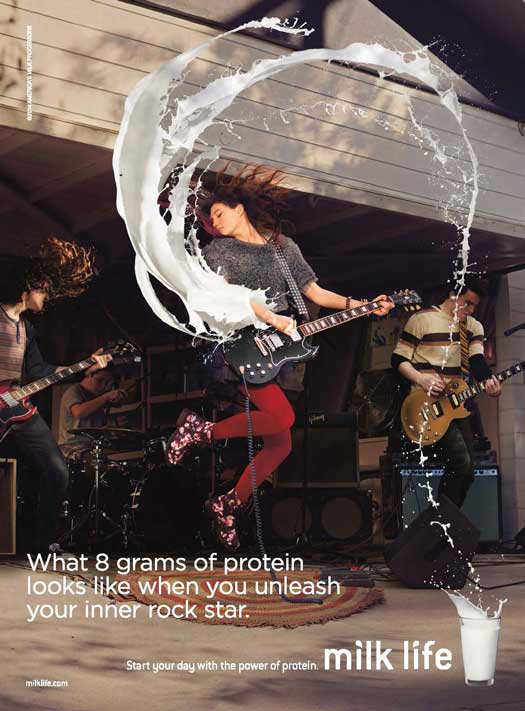 Milk Life. 牛奶廣告-3 Milk Life. 牛奶廣告-3