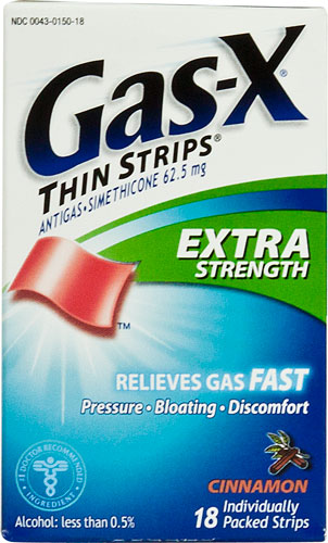 Gas-x 藥品包裝設計欣賞平面設計圖2-尚略品牌策劃與廣告設計公司