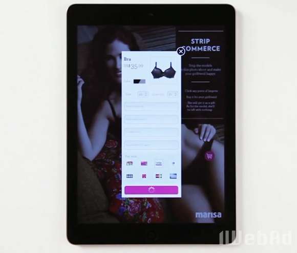 巴西Marisa瑪麗莎內(nèi)衣互動營銷廣告活動——男人買內(nèi)衣,模特露點給您看——上海知名策劃公司尚略廣告網(wǎng)絡營銷案例分享2 巴西Marisa瑪麗莎內(nèi)衣互動營銷廣告活動——男人買內(nèi)衣,模特露點給您看——上海知名策劃公司尚略廣告網(wǎng)絡營銷案例分享2