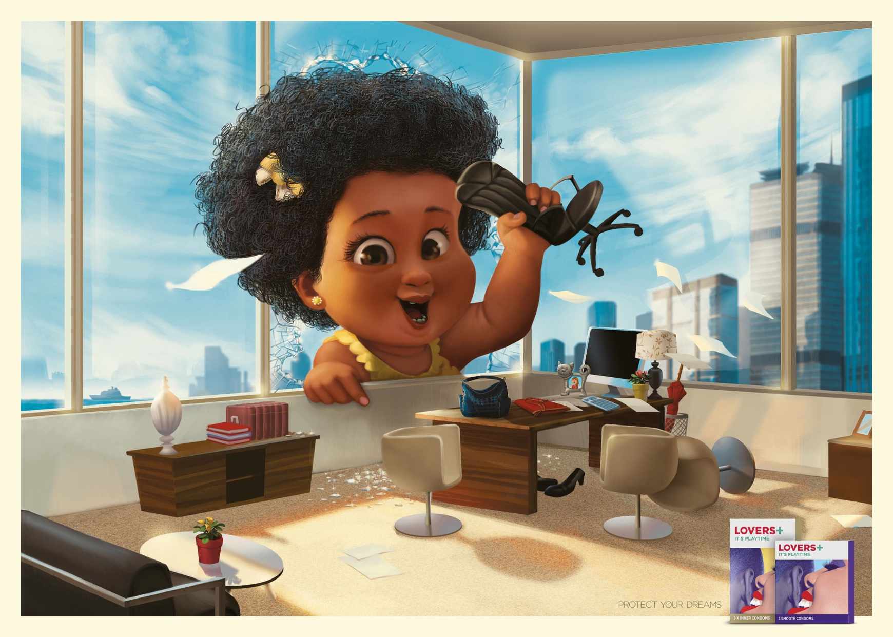 上海廣告設(shè)計(jì)公司分享Lovers Plus 安全套平面廣告設(shè)計(jì)-工作篇