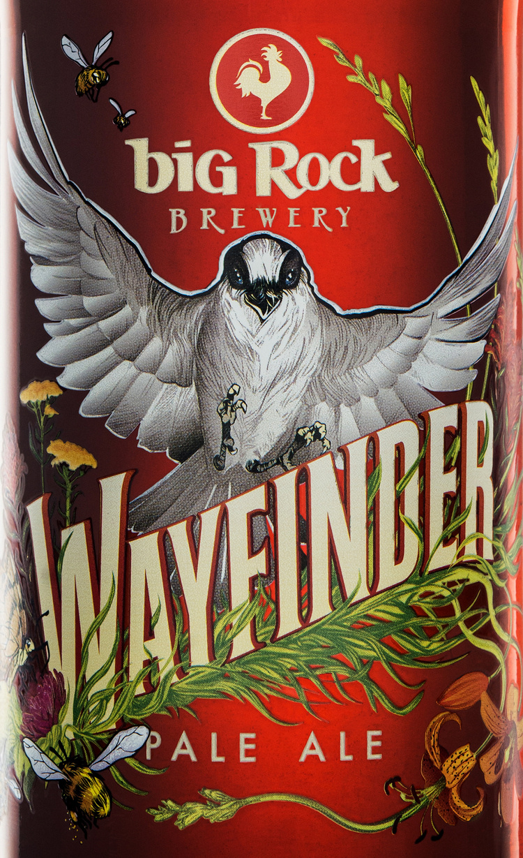 大公雞啤酒包裝設計插畫設計-上海包裝設計公司設計欣賞5