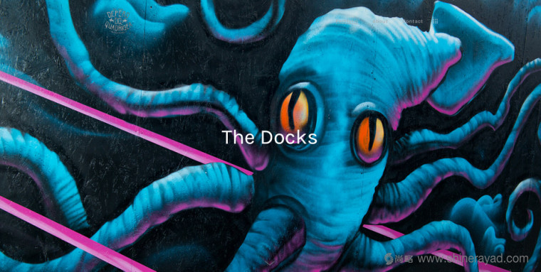 碼頭夜總會(huì)海洋生物文化墻壁紙插畫設(shè)計(jì)-章魚-上海品牌設(shè)計(jì)公司商業(yè)插畫設(shè)計(jì)欣賞1