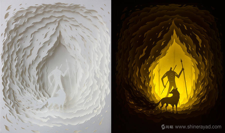 上海平面設(shè)計(jì)公司藝術(shù)修養(yǎng):夢(mèng)幻上古世界剪紙疊加設(shè)計(jì)藝術(shù)插畫(huà)欣賞8 上海平面設(shè)計(jì)公司藝術(shù)修養(yǎng):夢(mèng)幻上古世界剪紙疊加設(shè)計(jì)藝術(shù)插畫(huà)欣賞8