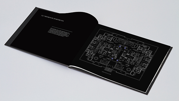 貝弗利山莊房地產(chǎn)樓盤黑色宣傳小畫冊(cè)設(shè)計(jì)－上海畫冊(cè)設(shè)計(jì)公司3