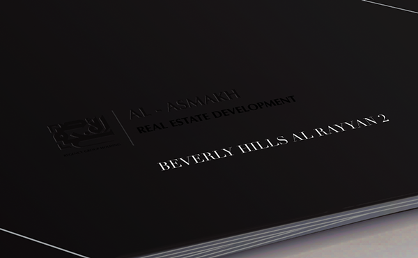 貝弗利山莊房地產(chǎn)樓盤黑色宣傳小畫冊(cè)設(shè)計(jì)－上海畫冊(cè)設(shè)計(jì)公司2