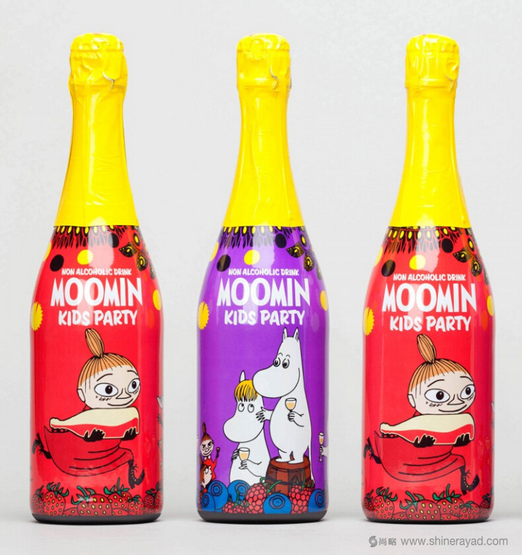 卡通漫畫風(fēng)格moomin授權(quán)果酒包裝設(shè)計-上海包裝設(shè)計公司包裝設(shè)計欣賞4