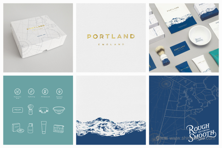 上海包裝設(shè)計公司尚略分享：Portland 男士護膚品化妝品包裝設(shè)計5