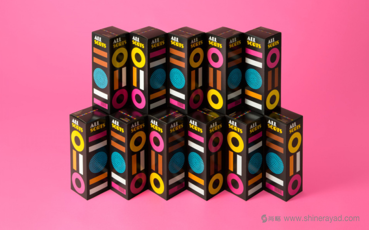 大膽俏皮幾何圖形ALL SORTS糖果包裝設計-上海包裝設計公司包裝佳作欣賞2