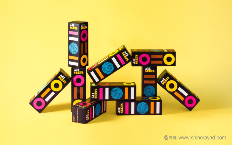 大膽俏皮幾何圖形ALL SORTS糖果包裝設計-上海包裝設計公司包裝佳作欣賞3