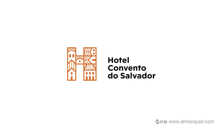 Hotel Convento 酒店H英文字母LOGO設(shè)計(jì)-上海LOGO設(shè)計(jì)公司2