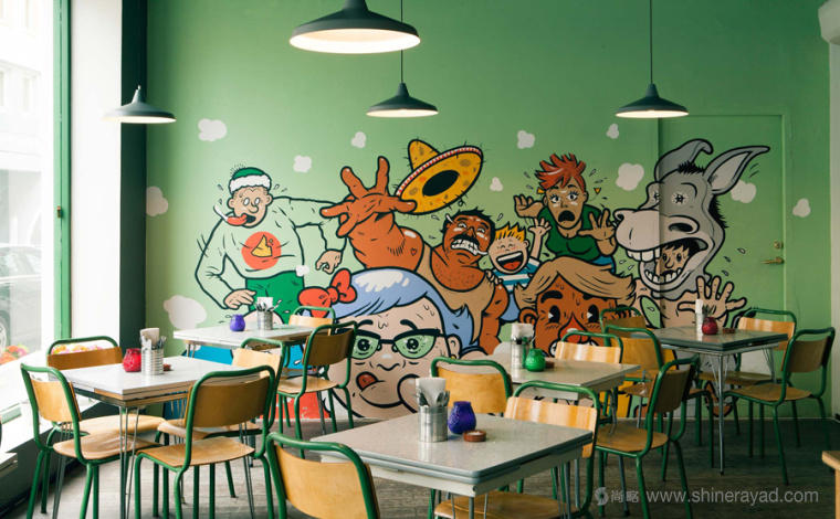 Taco República 墨西哥餐廳品牌形象設(shè)計(jì)漫畫風(fēng)格插畫設(shè)計(jì)-上海品牌形象設(shè)計(jì)公司5