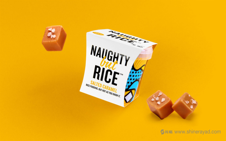 上海包裝設(shè)計公司設(shè)計欣賞：NAUGHTY 大米布丁奶制品包裝設(shè)計4