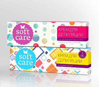 上?；瘖y品包裝設(shè)計(jì)公司尚略分享：Soft Care 女性脫毛膏產(chǎn)品包裝設(shè)計(jì)5