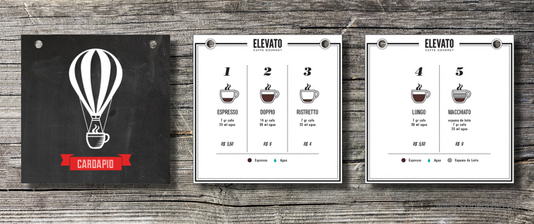 Elevato 咖啡連鎖店餐飲品牌形象設(shè)計(jì)-咖啡店VI設(shè)計(jì)20