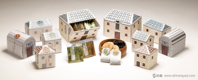 臺灣馬祖芹壁村金銀花茶茶葉、海產(chǎn)品文化創(chuàng)意食品石屋包裝設計-上海包裝設計公司4 臺灣馬祖芹壁村金銀花茶茶葉、海產(chǎn)品文化創(chuàng)意食品石屋包裝設計-上海包裝設計公司4