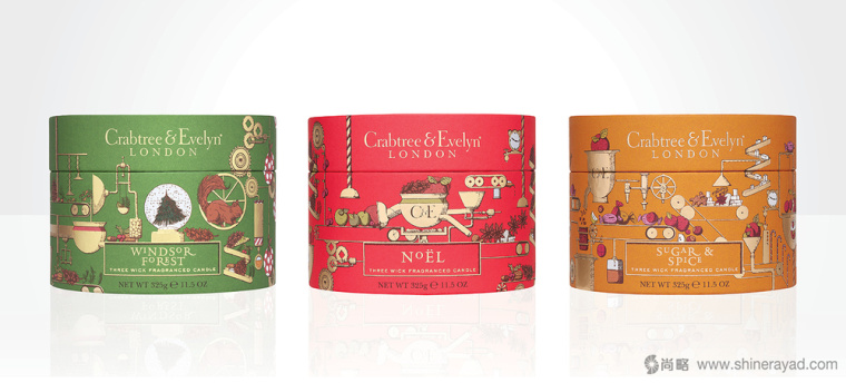 CRABTREE & EVELYN 保健品保健食品圣誕節(jié)禮品包裝設(shè)計-上海包裝設(shè)計公司3