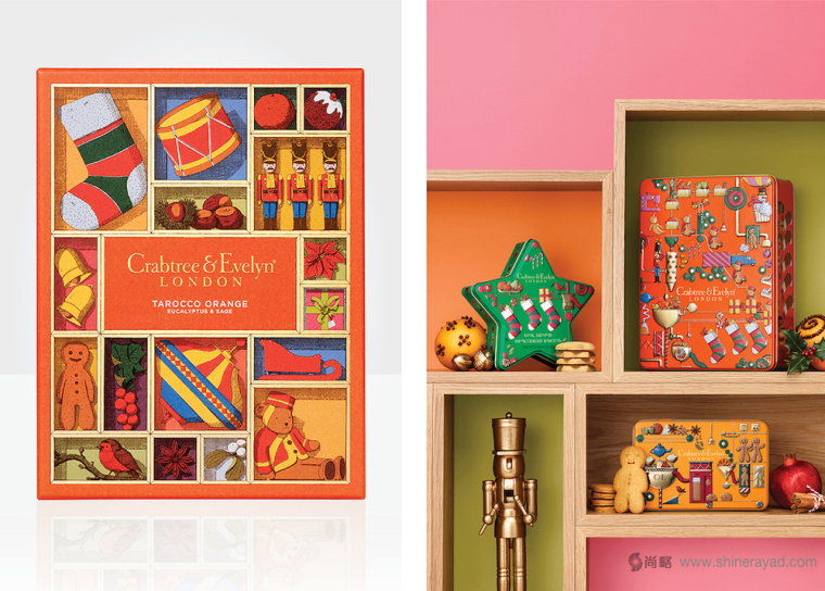 CRABTREE & EVELYN 保健品保健食品圣誕節(jié)禮品包裝設(shè)計-上海包裝設(shè)計公司5