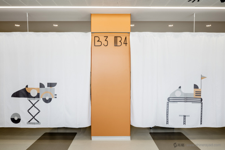 西班牙兒童腫瘤醫(yī)院Atencions內(nèi)部空間環(huán)境品牌形象設(shè)計(jì)與導(dǎo)視設(shè)計(jì)13 西班牙兒童腫瘤醫(yī)院Atencions內(nèi)部空間環(huán)境品牌形象設(shè)計(jì)與導(dǎo)視設(shè)計(jì)13