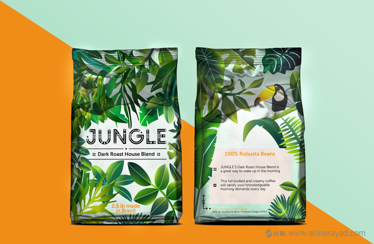JUNGLE 叢林咖啡連鎖店品牌VI形象設(shè)計(jì)-上海品牌VI設(shè)計(jì)公司5
