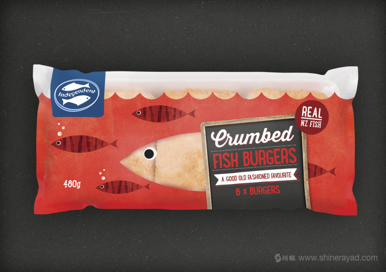 獨立漁業(yè)海魚海鮮水產(chǎn)產(chǎn)品包裝設(shè)計-尚略包裝設(shè)計公司