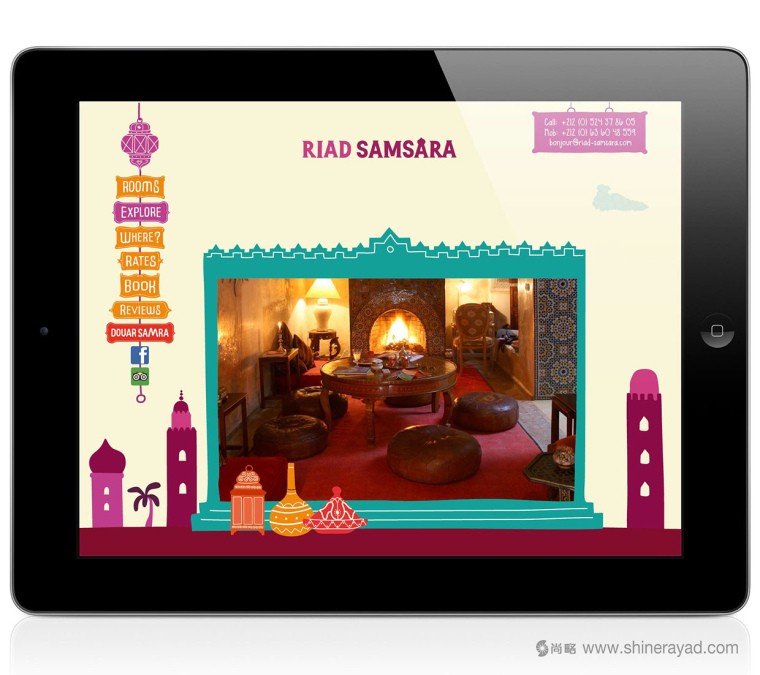 摩洛哥酒店DOUAR SAMRA 小馬駒兒童卡通漫畫網(wǎng)站策劃設計-上海網(wǎng)站策劃設計建設公司7